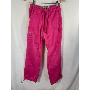 Koi SMALL pink cargo scrub pants
